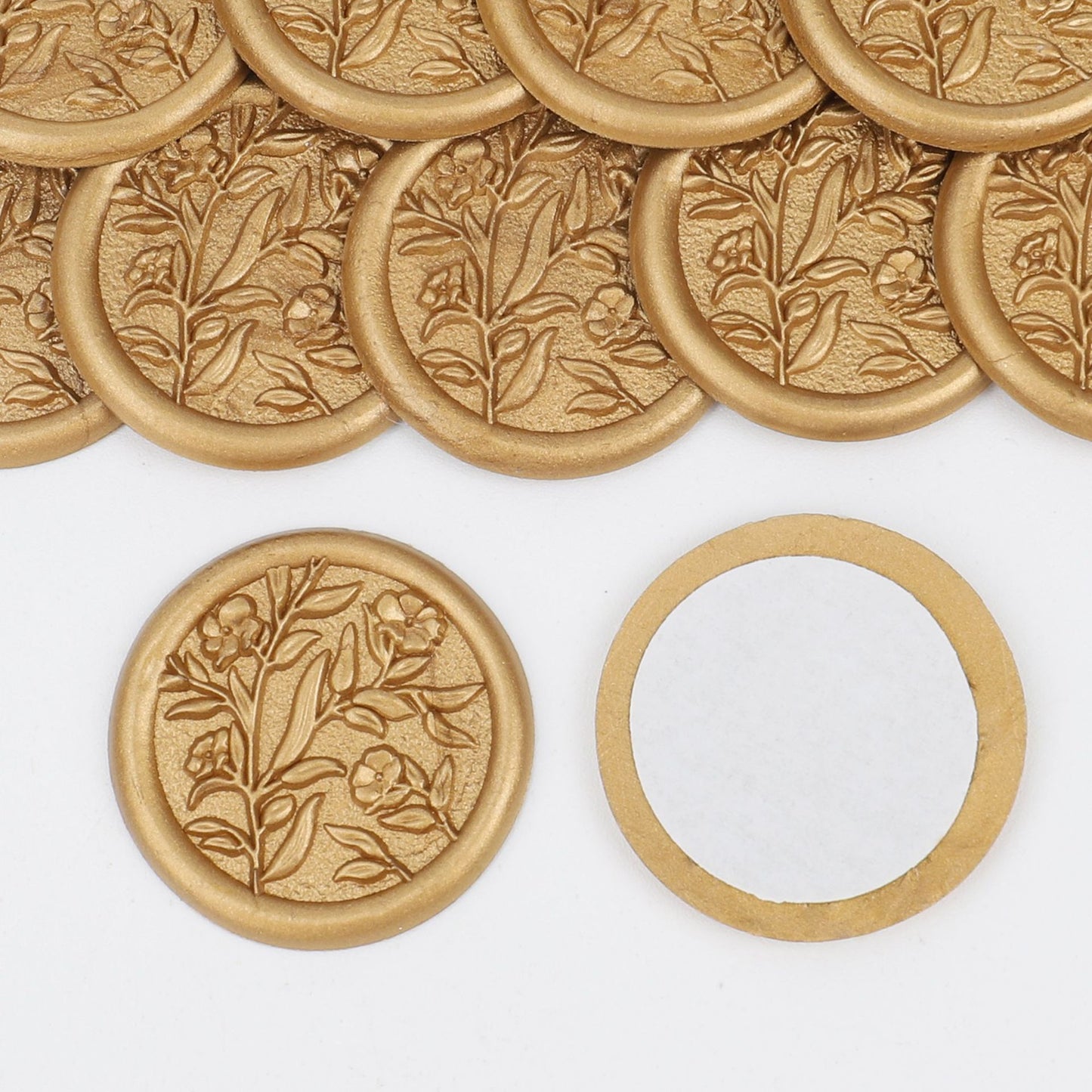 Flower Wax Seal Stickers