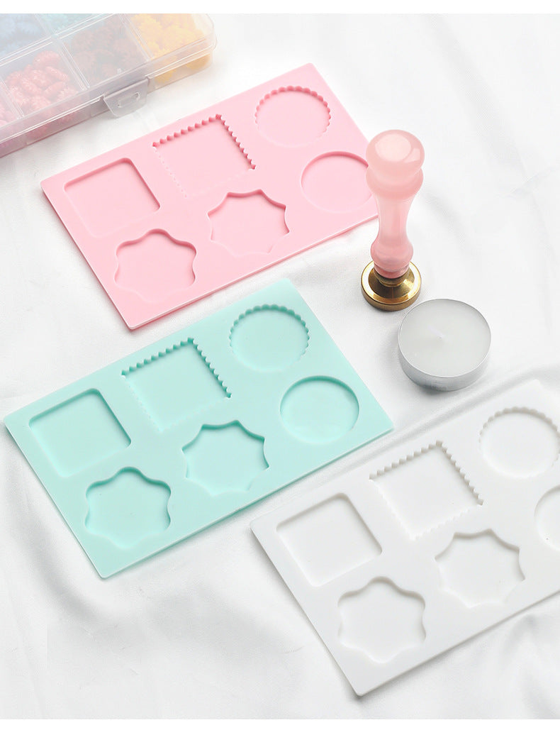 Silicone Wax Seal Rectangle Mat Mold
