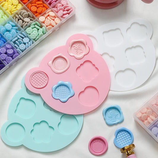 Silicone Wax Seal  Bear Mat Mold