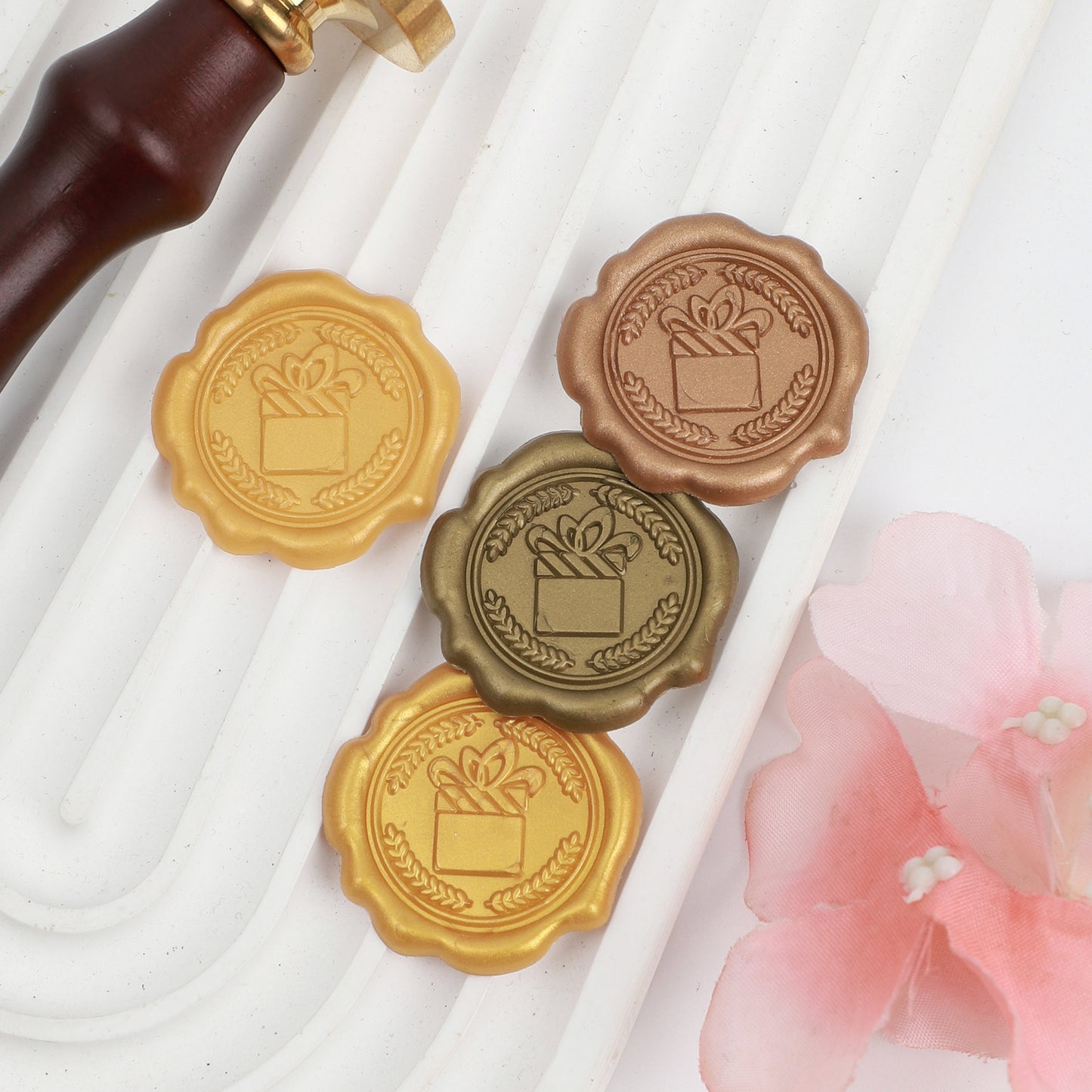 Gift Box Wax Seal Stickers