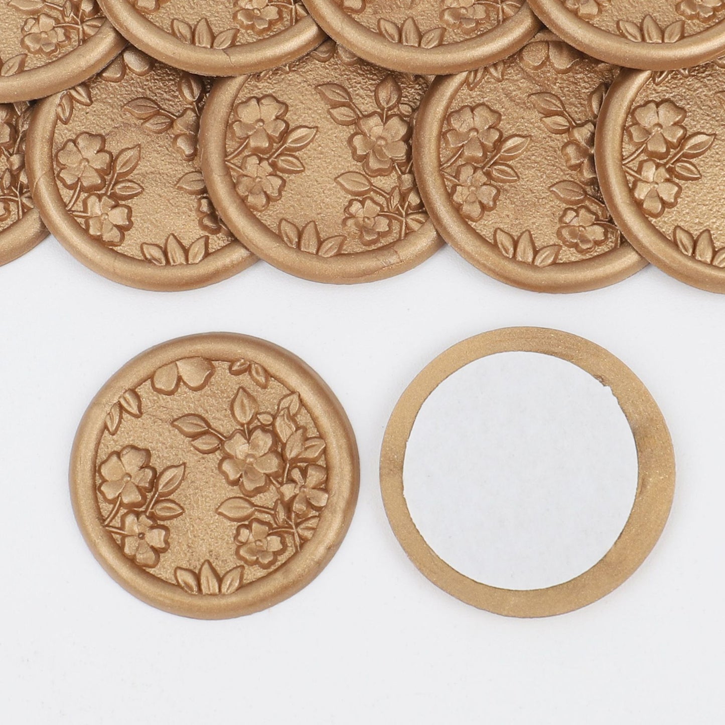 Flower Wax Seal Stickers