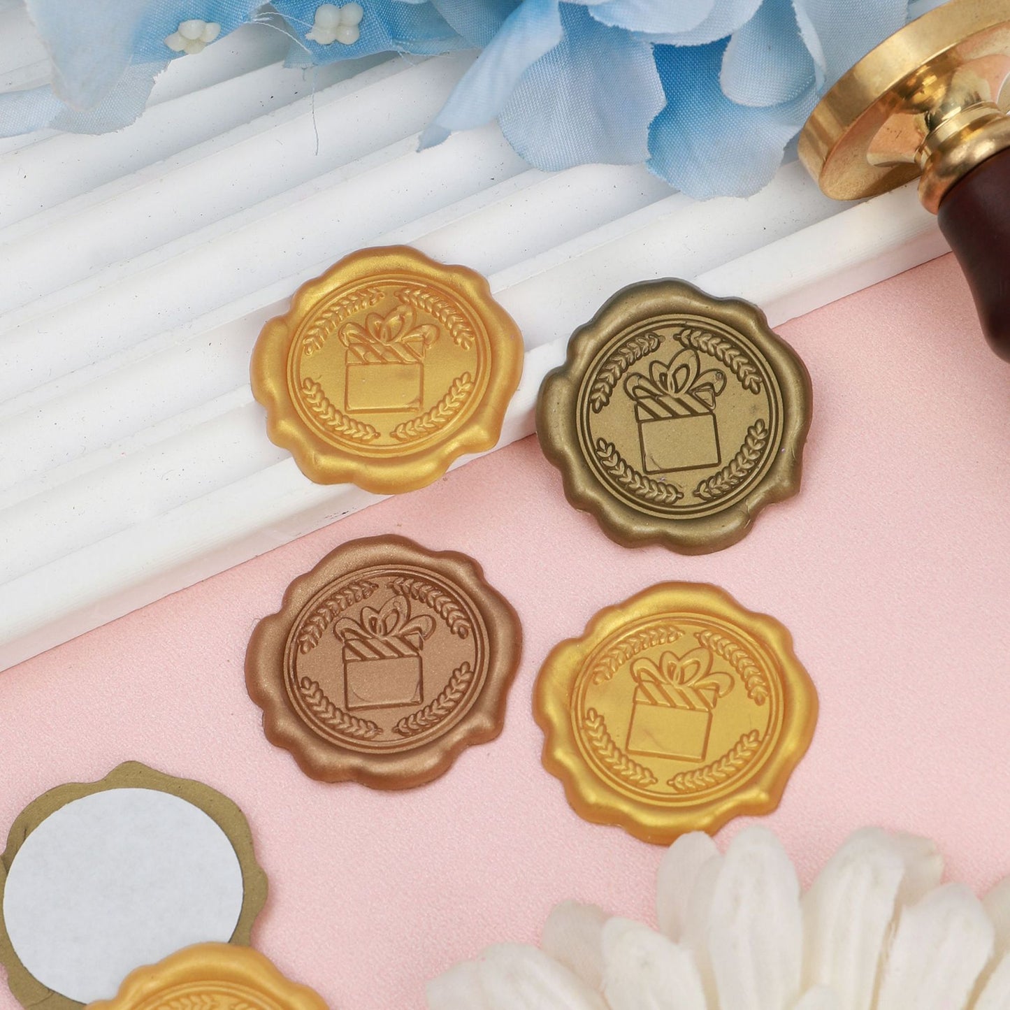 Gift Box Wax Seal Stickers