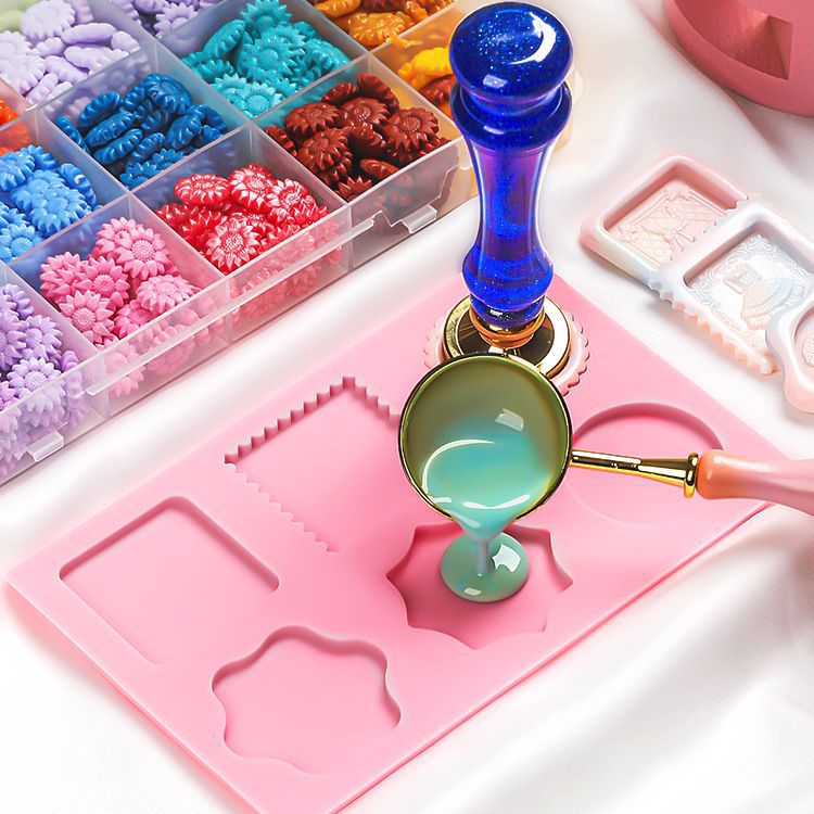 Silicone Wax Seal Rectangle Mat Mold