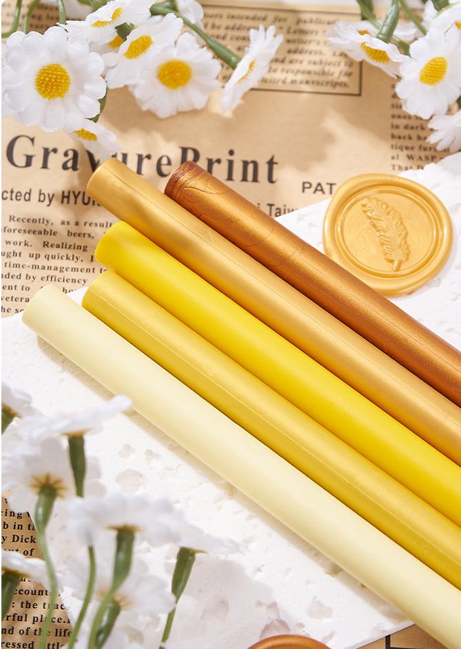 Glue Gun Sealing Wax-Yellow tones