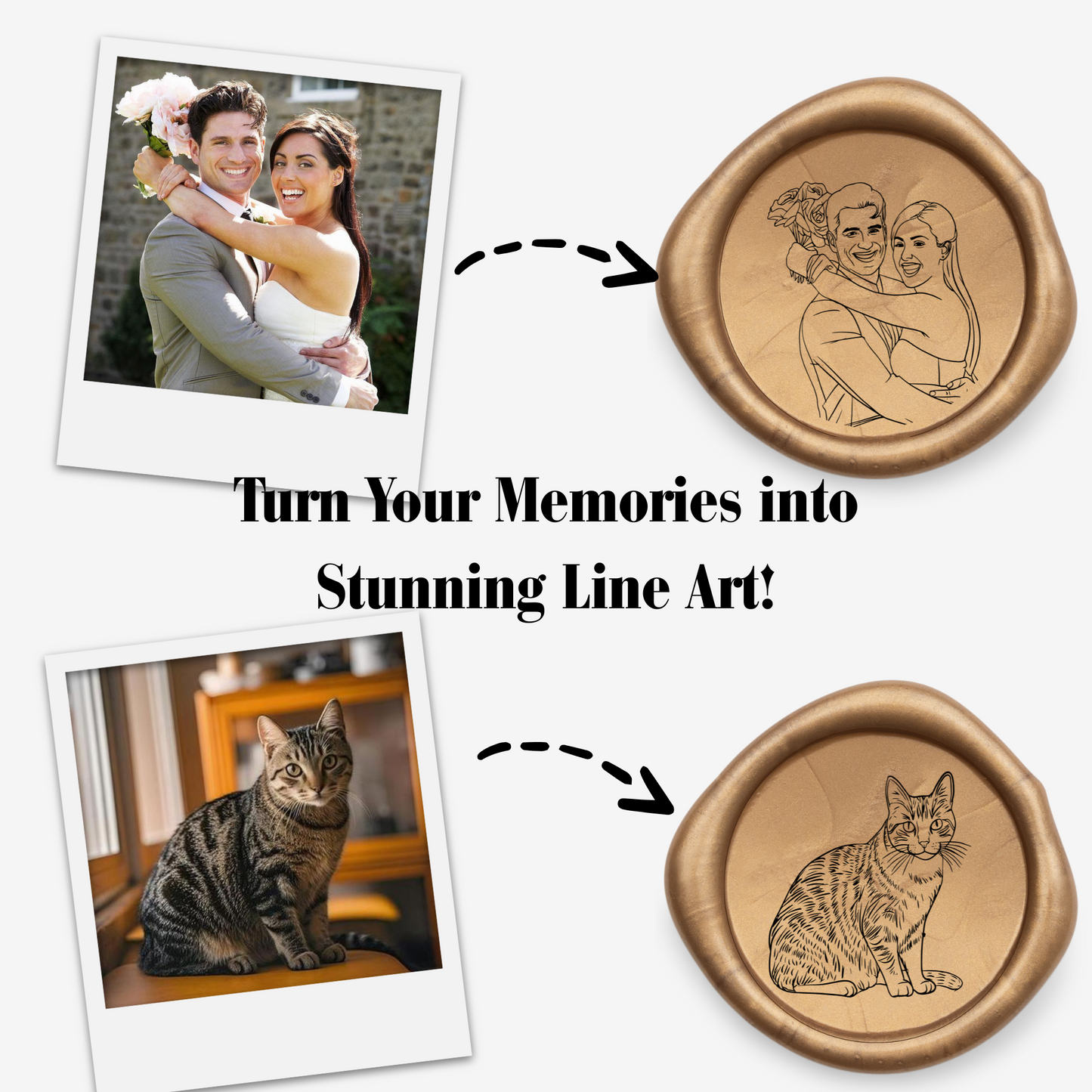 Convert Photo to Line Art(No stamp included)