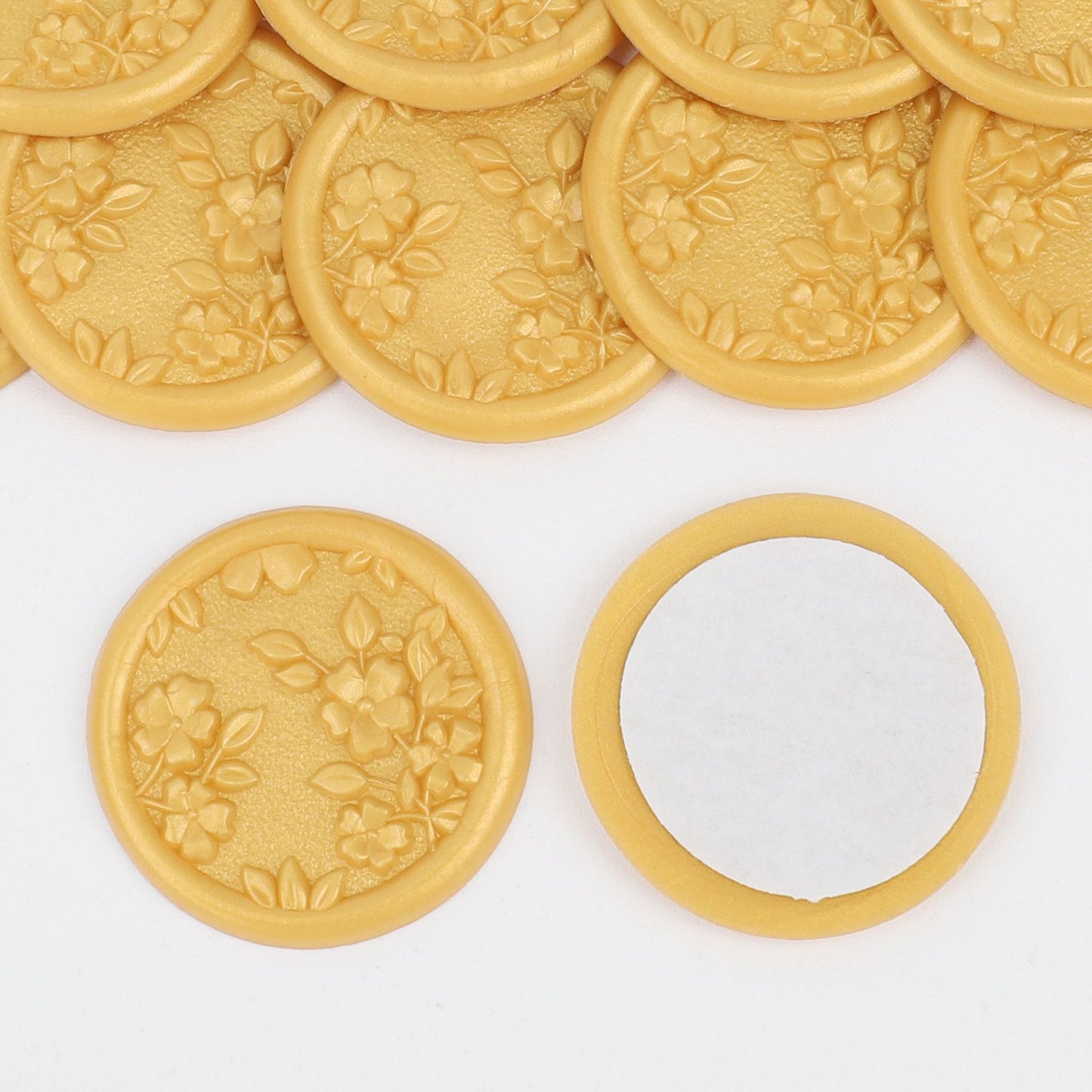 Flower Wax Seal Stickers